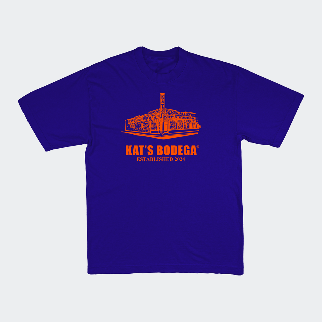 Kat's Bodega Tee / Royal