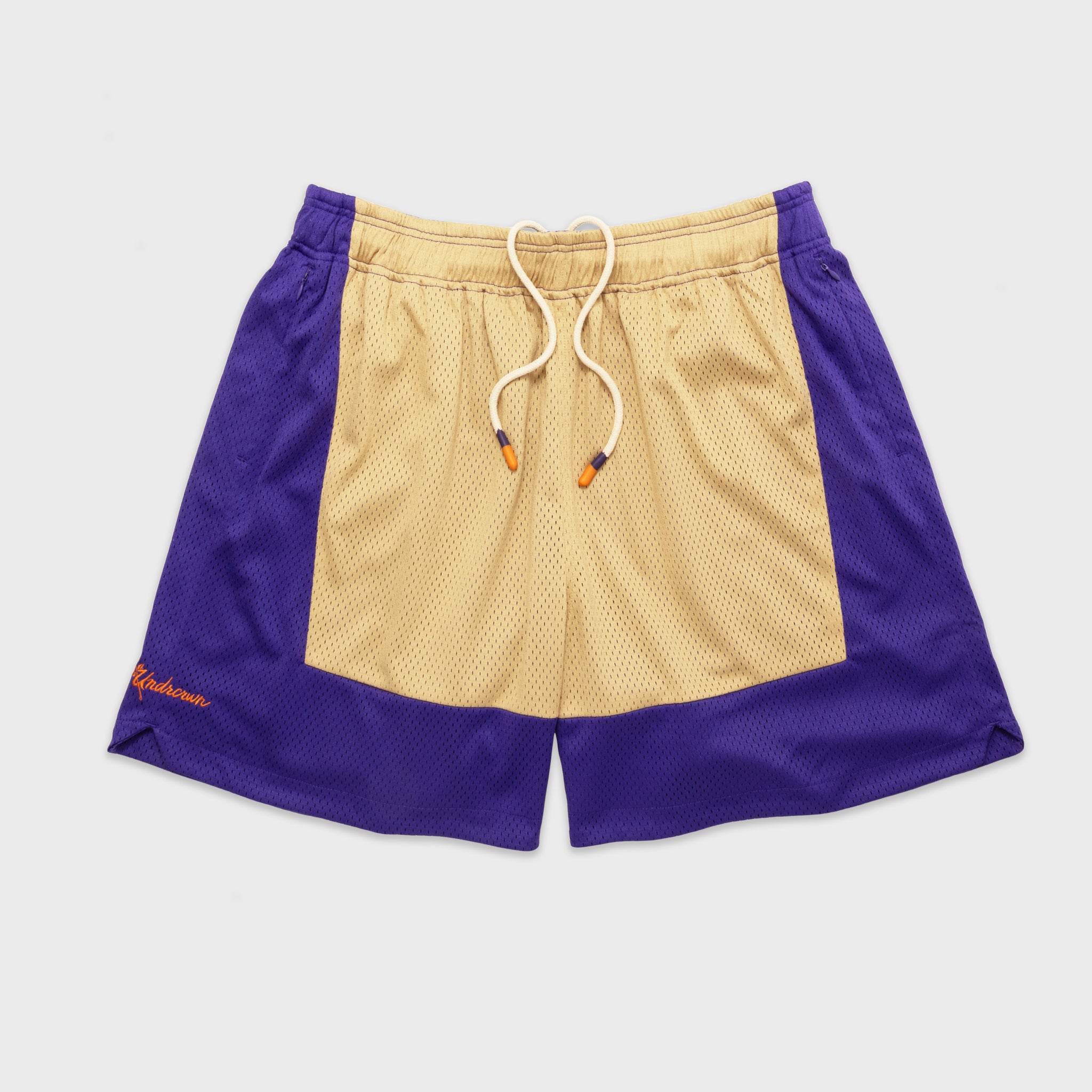 1997 REVERSIBLE SHORT - CREAM/PURPLE – UNDRCRWN Shop