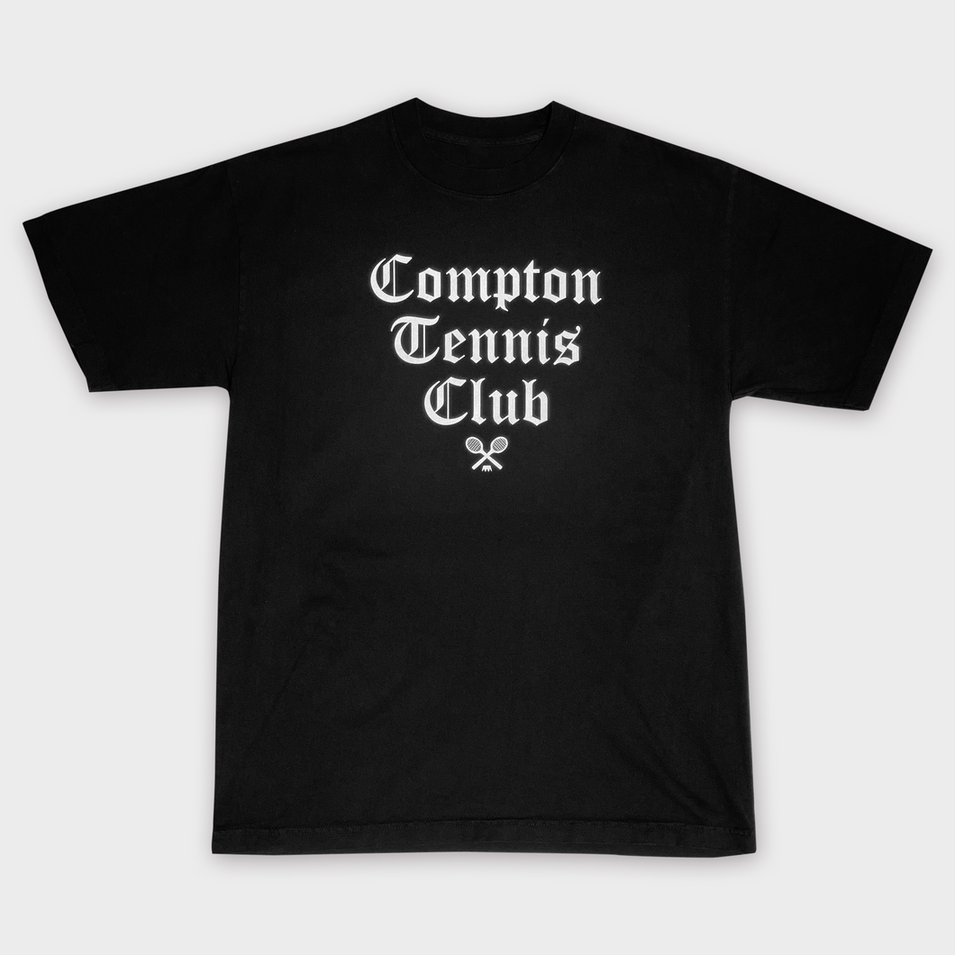 Compton Tennis Tee - Black